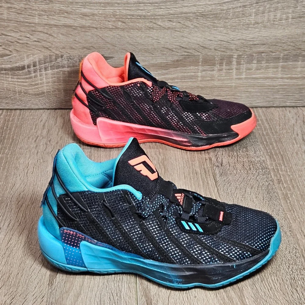 Adidas Dame 7 EXTPLY GCA Opponent Advisory Black Pink Blue FY1869 Mens 5